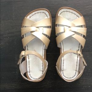 Gold Saltwater sandals
